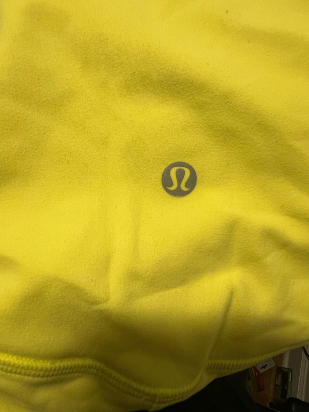 Lululemon Wunder Train High Rise Legging 25” Neon Yellow Size 14 Everlux - Picture 2 of 3